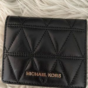Michael Kors Calfskin Quilted Wallet